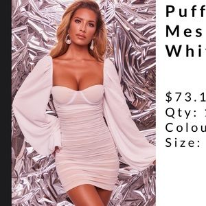 Oh Polly dress in white